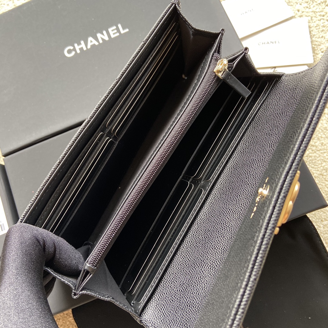 小香进口意大利细颗粒牛皮货号:A80286尺寸:w19h10.5d3cm颜色:黑色细球纹金色唛