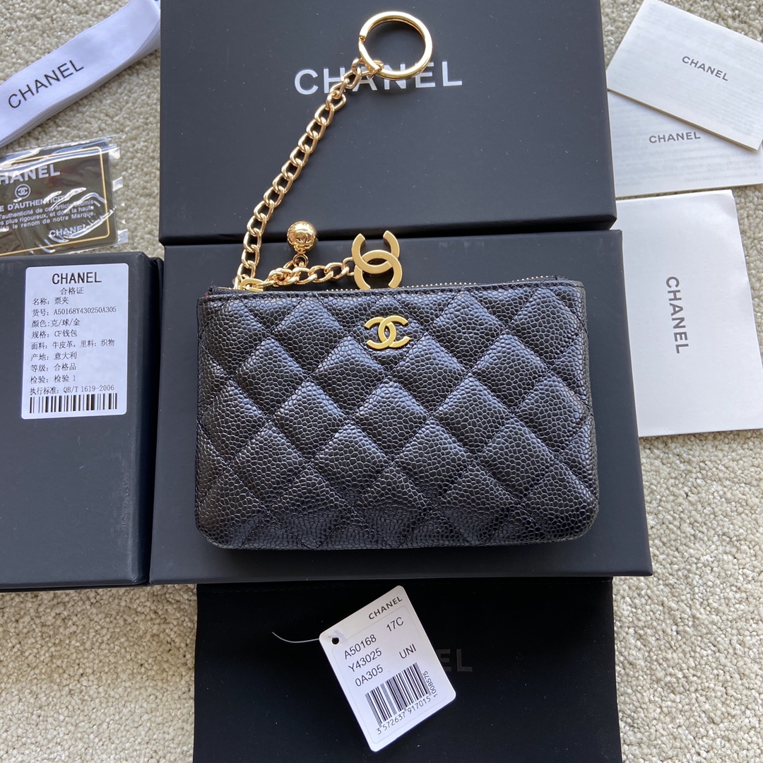 NO:672950,Xiaoxiang imported Italian grained calfskin Item number: A50168 Size: w14×h9.5cm Color: black ball pattern gold hardware, chanel wallet, chanel, wallets, cowhide19860909小香进口意大利颗粒小牛皮 货号:A50168 尺寸:w14×h9.5cm 颜色:黑色球纹金色五金,chanel钱包,chanel,wallets,cowhide,欧美剧