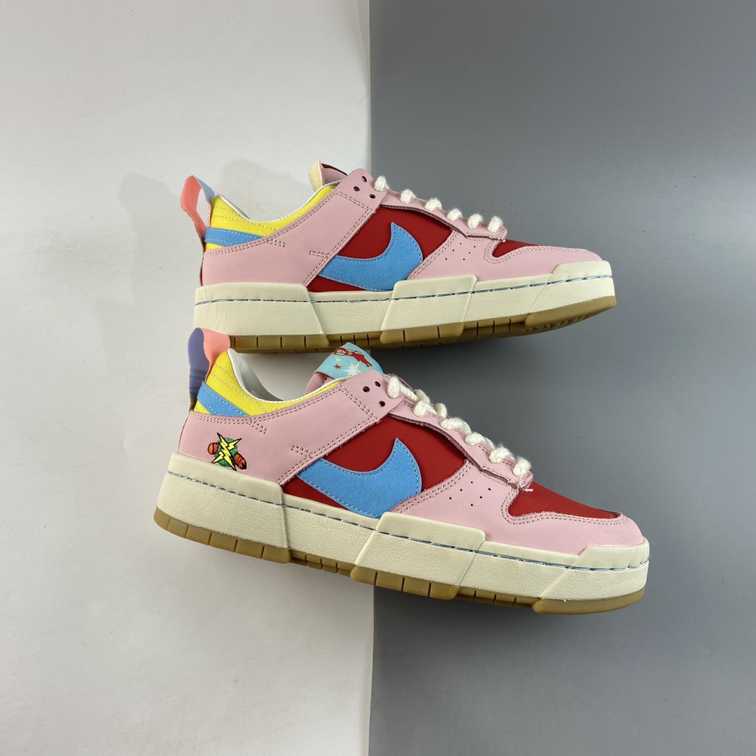 P180  NIKE Dunk Low Disrupt 结构风格 DD8478-641