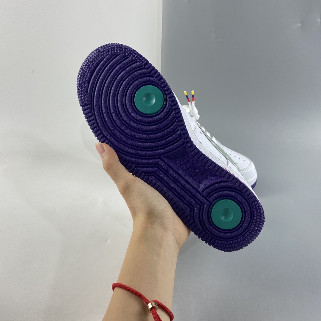 P160  NIKE Air Force 1’07 Low 空军一号鸳鸯炫彩线勾低帮休闲板鞋 CW6015-100