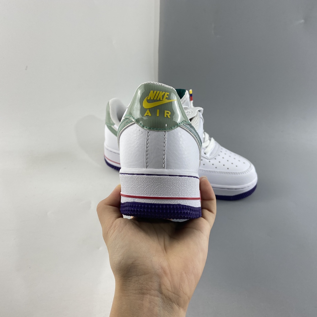 P160  NIKE Air Force 1’07 Low 空军一号鸳鸯炫彩线勾低帮休闲板鞋 CW6015-100
