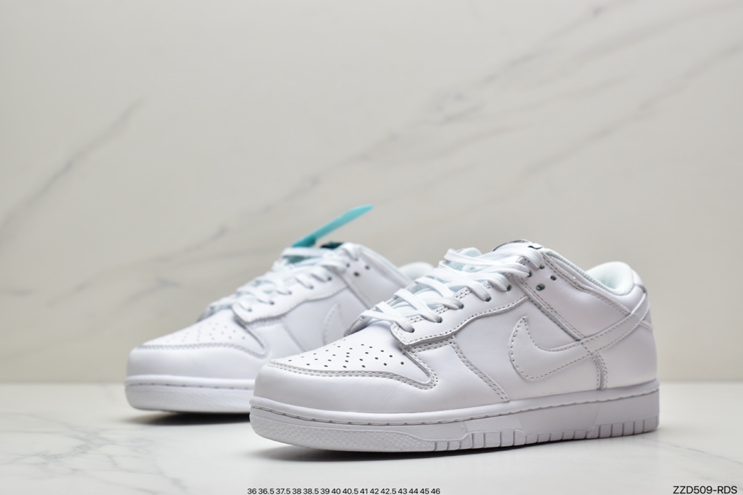 250 耐克Nike Dunk Low ”Triple White” 低帮纯白 DD1503-109