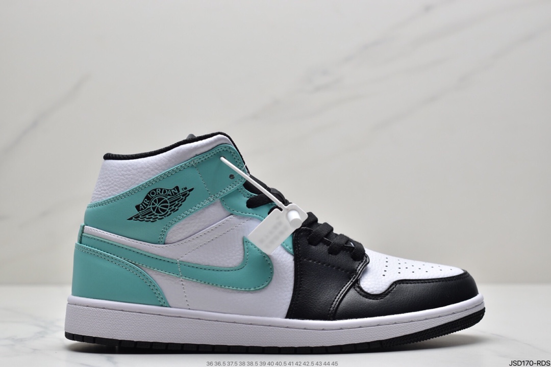 200 Air Jordan 1 Mid ”Obsidian”黑曜石 乔一中邦 554724-174
