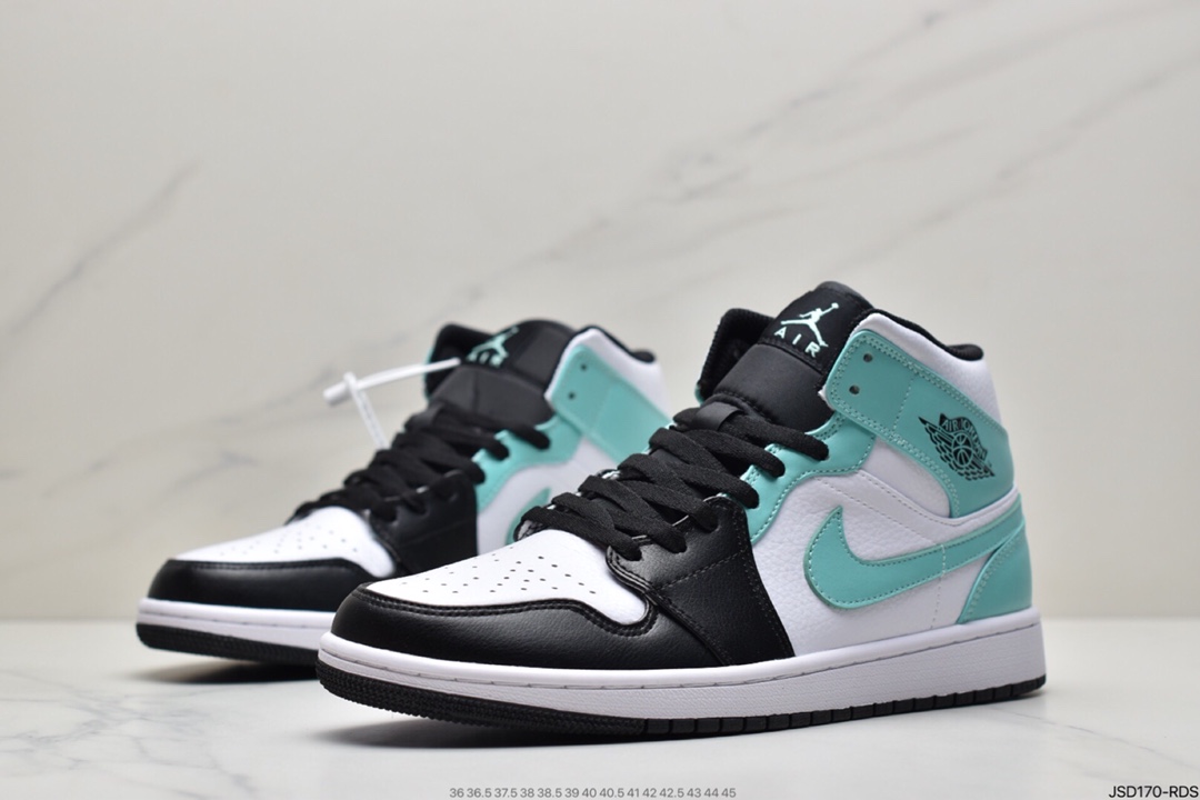 200 Air Jordan 1 Mid ”Obsidian”黑曜石 乔一中邦 554724-174