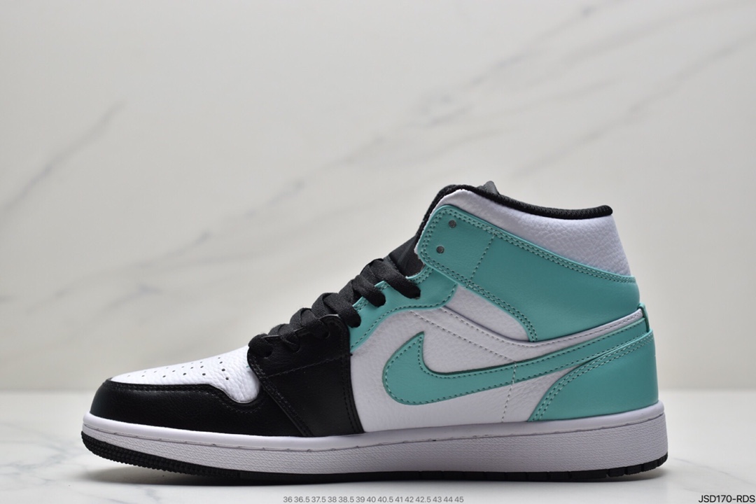200 Air Jordan 1 Mid ”Obsidian”黑曜石 乔一中邦 554724-174