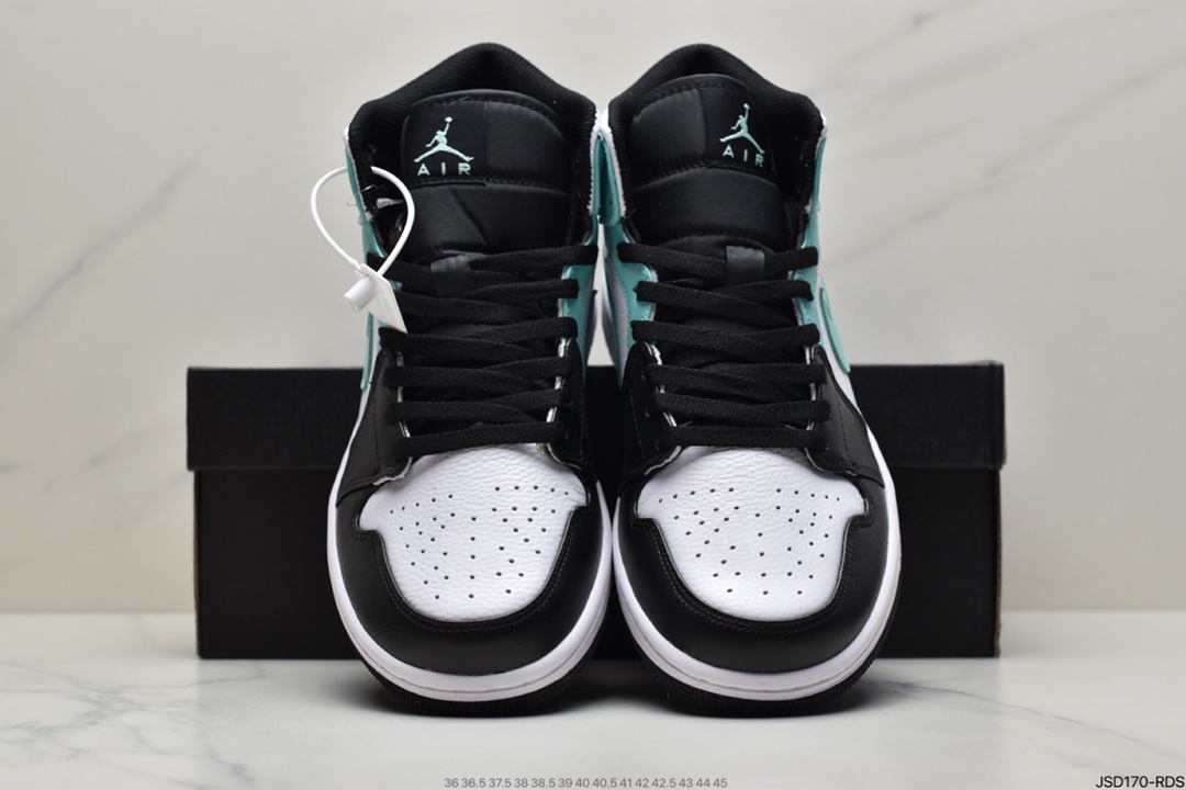 200 Air Jordan 1 Mid ”Obsidian”黑曜石 乔一中邦 554724-174