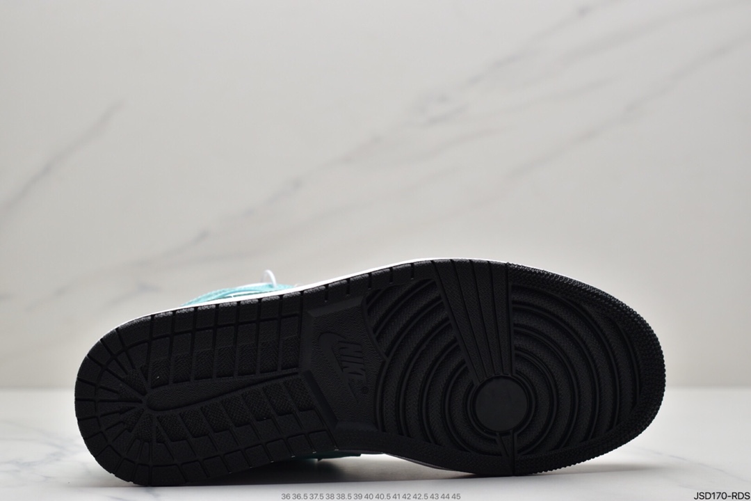 200 Air Jordan 1 Mid ”Obsidian”黑曜石 乔一中邦 554724-174