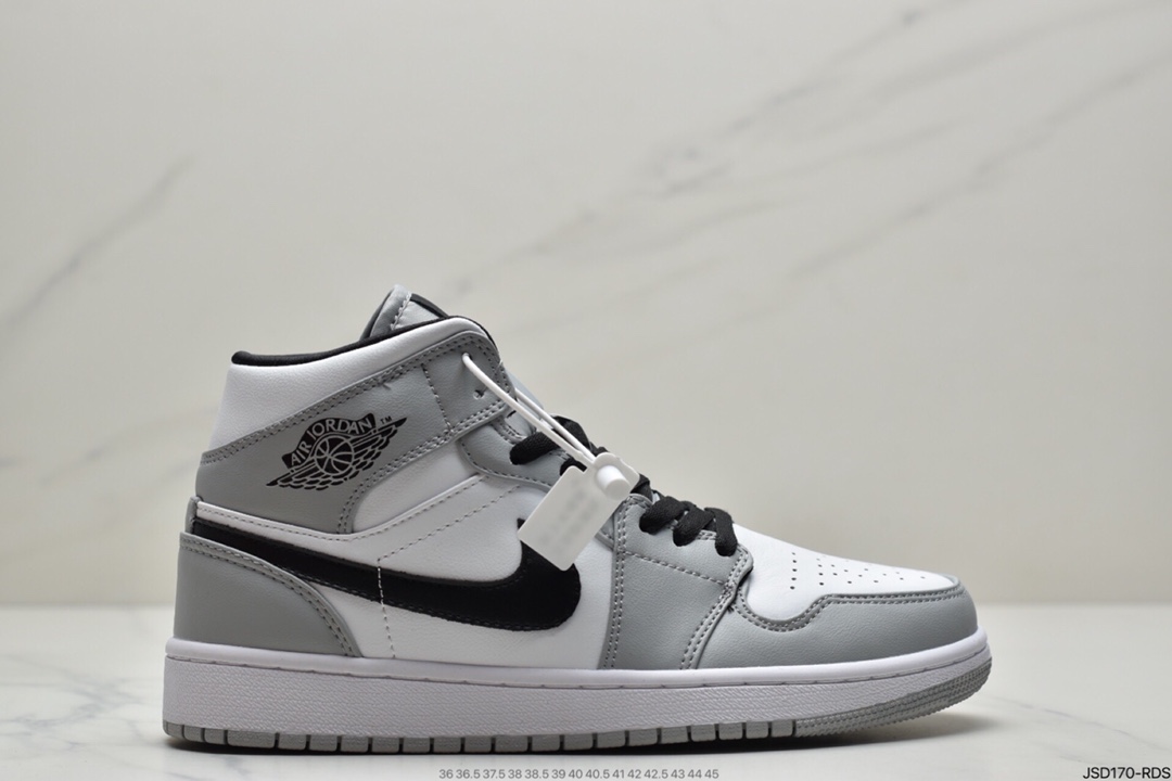 200 Air Jordan 1 Mid ”Obsidian”黑曜石 乔一中邦 554724-174