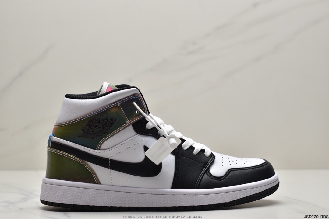 200 Air Jordan 1 Mid ”Obsidian”黑曜石 乔一中邦 554724-174