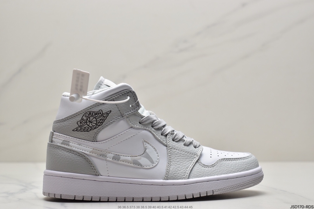 200 Air Jordan 1 Mid ”Obsidian”黑曜石 乔一中邦 554724-174