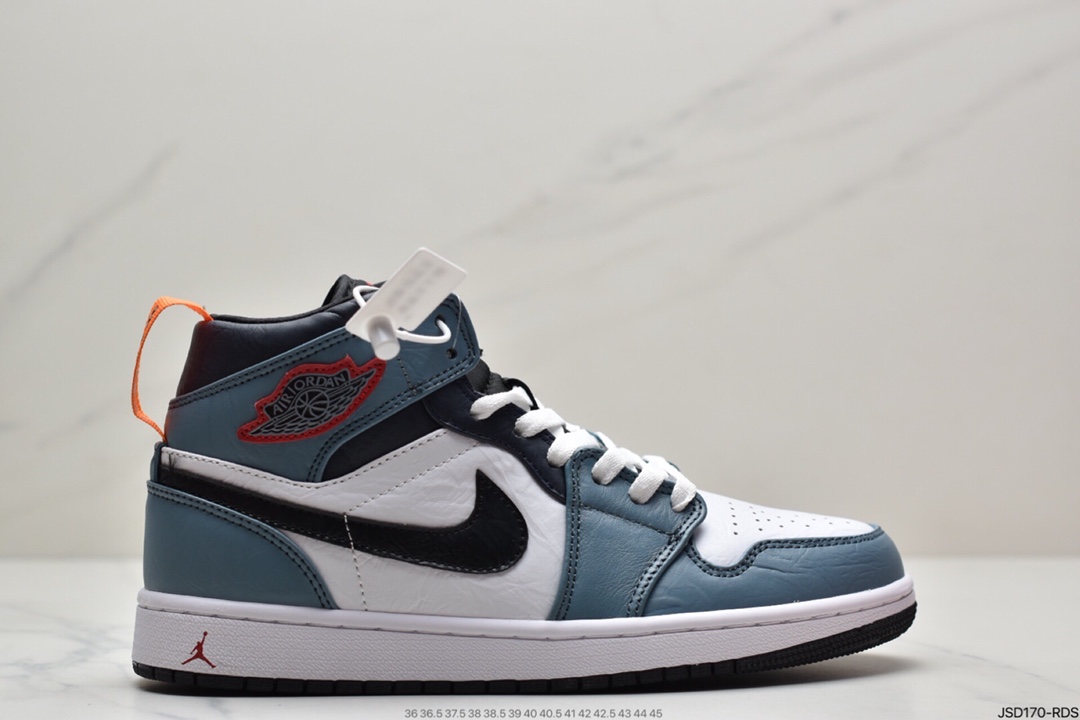 200 Air Jordan 1 Mid ”Obsidian”黑曜石 乔一中邦 554724-174
