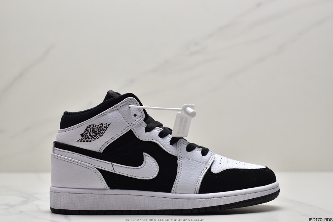 200 Air Jordan 1 Mid ”Obsidian”黑曜石 乔一中邦 554724-174