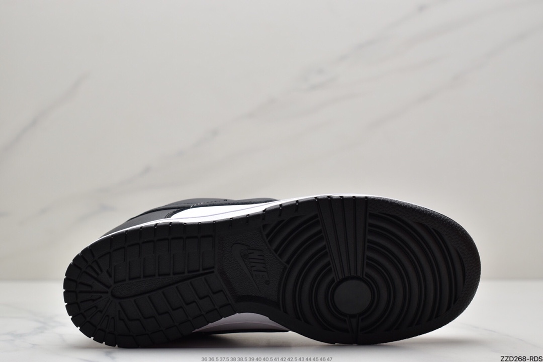 250 Nike Dunk Low“Black” “黑白熊猫”扣篮系列低帮休闲运动滑板板鞋DD1503-101
