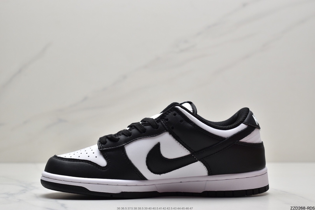 250 Nike Dunk Low“Black” “黑白熊猫”扣篮系列低帮休闲运动滑板板鞋DD1503-101