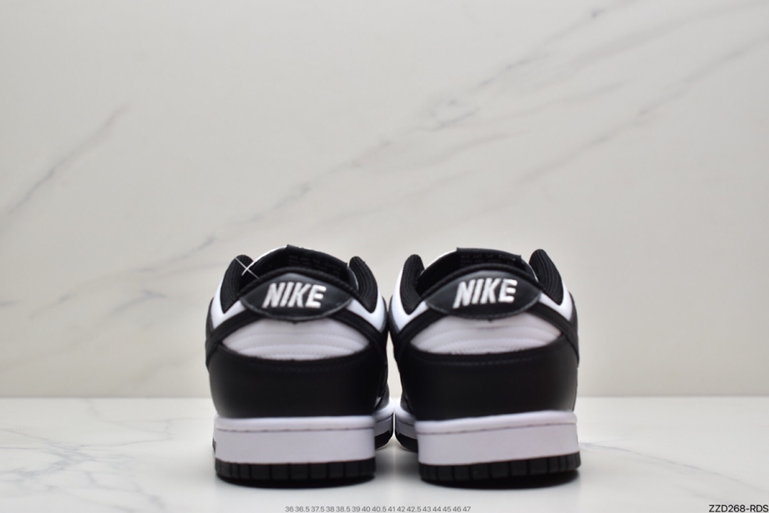 250 Nike Dunk Low“Black” “黑白熊猫”扣篮系列低帮休闲运动滑板板鞋DD1503-101
