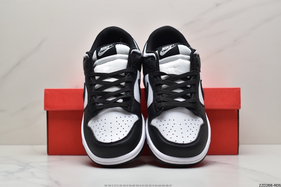 250 Nike Dunk Low“Black” “黑白熊猫”扣篮系列低帮休闲运动滑板板鞋DD1503-101