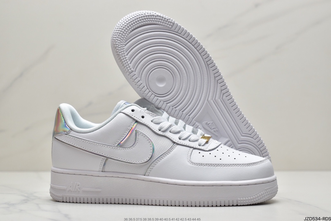 140 耐克Nike Air Force 1 Low Y2K 4”White/IRIDESCENT”空军一号经典百搭休闲运动板鞋 AT6147-100