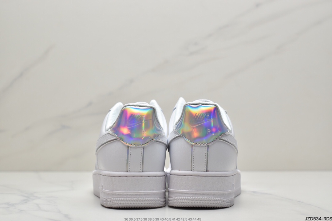 140 耐克Nike Air Force 1 Low Y2K 4”White/IRIDESCENT”空军一号经典百搭休闲运动板鞋 AT6147-100