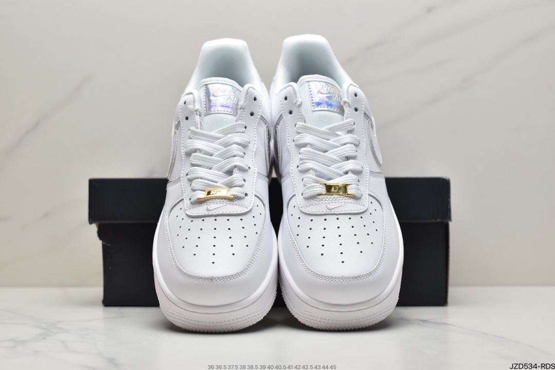 140 耐克Nike Air Force 1 Low Y2K 4”White/IRIDESCENT”空军一号经典百搭休闲运动板鞋 AT6147-100