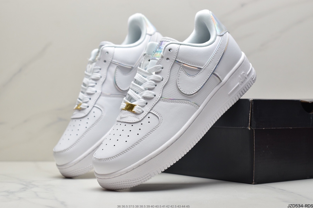 140 耐克Nike Air Force 1 Low Y2K 4”White/IRIDESCENT”空军一号经典百搭休闲运动板鞋 AT6147-100