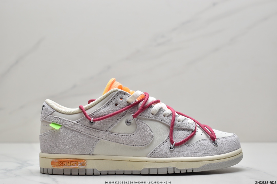 300 Off-White x Nike SB Dunk Low”The 10/50” OW灰白运动板鞋 DJ0950-100