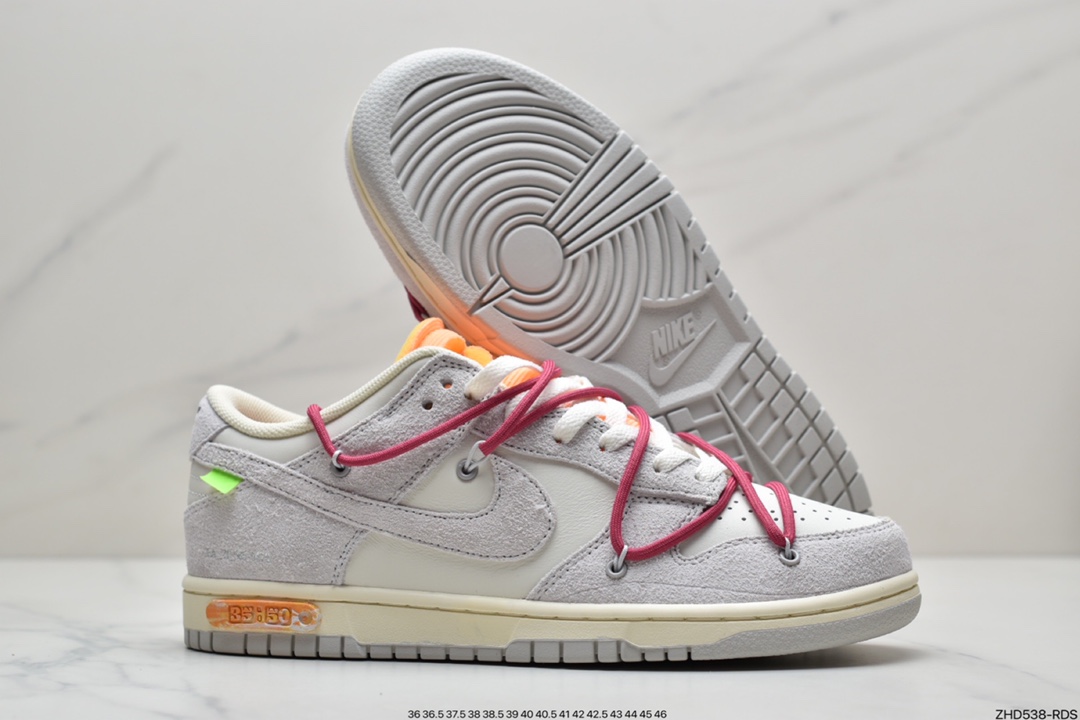 300 Off-White x Nike SB Dunk Low”The 10/50” OW灰白运动板鞋 DJ0950-100