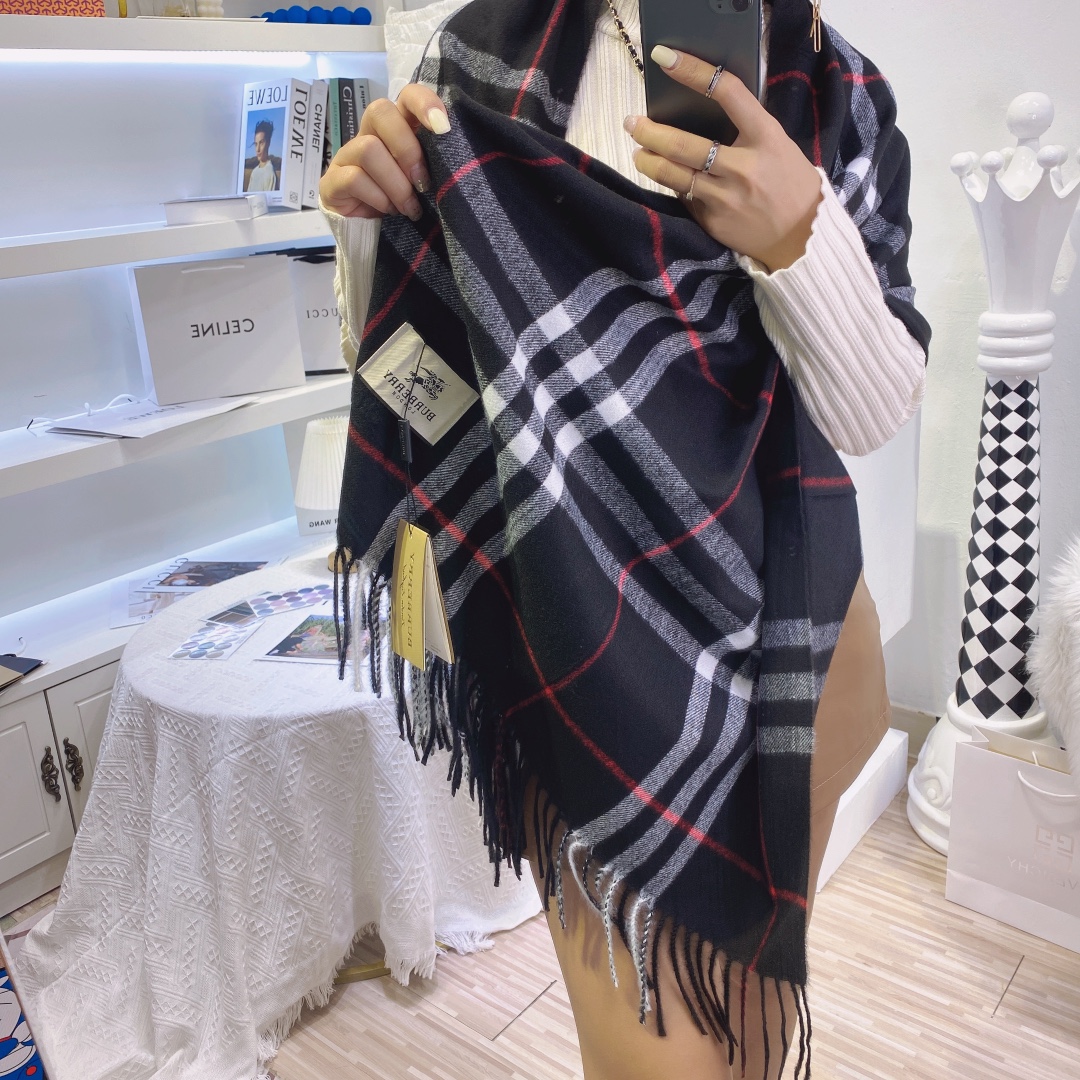 博柏利 Burberry 传世高定桑蚕丝丝巾围巾 #5E3572BD 8