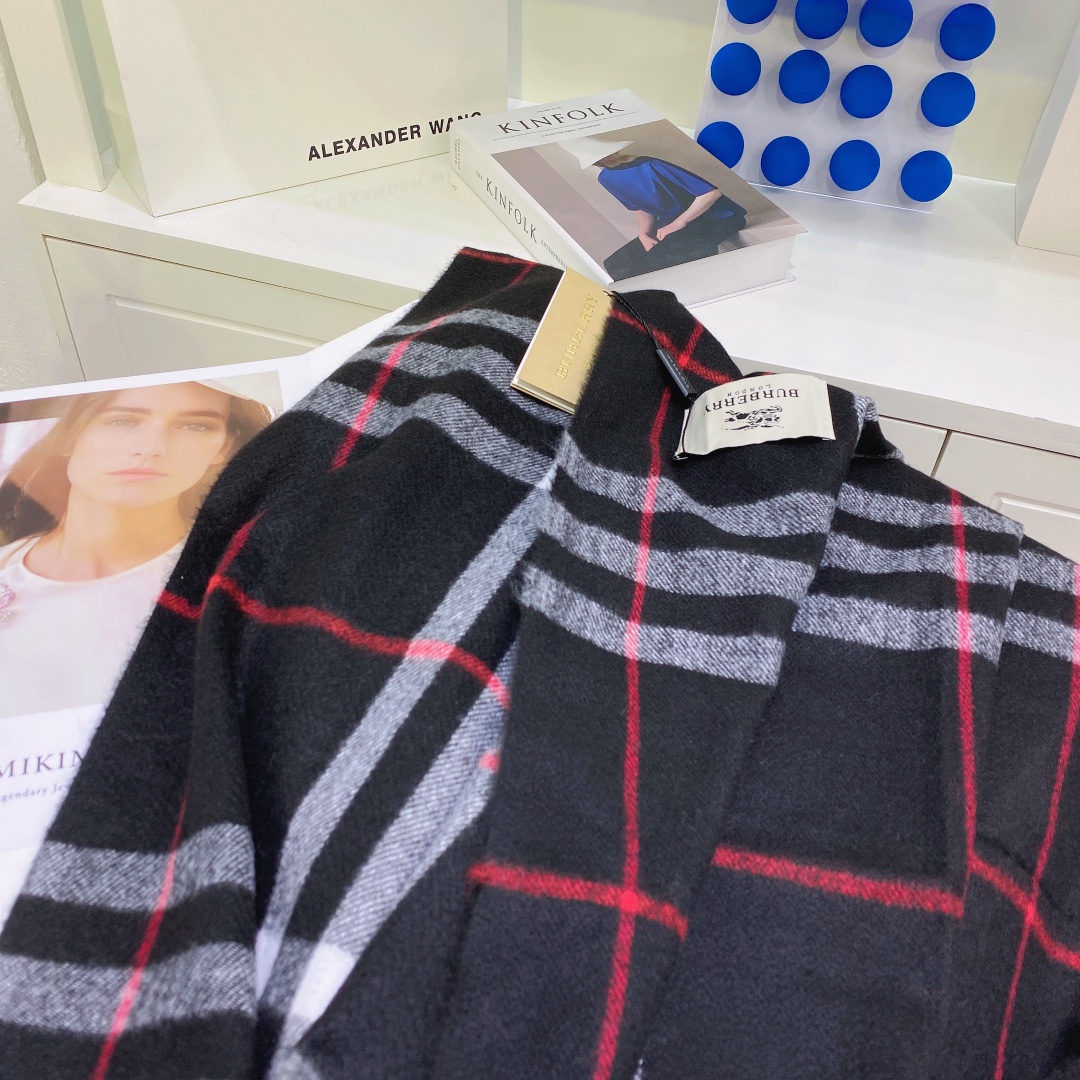 博柏利 Burberry 传世高定桑蚕丝丝巾围巾 #5E3572BD 5