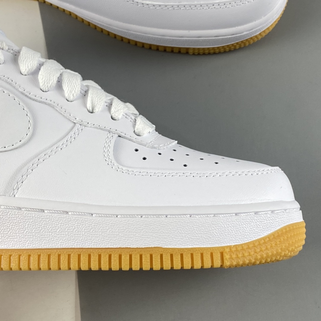 P200  NIKE Air Force 1’07 Low 生胶白 空军一号低帮休闲板鞋 DJ2739-100