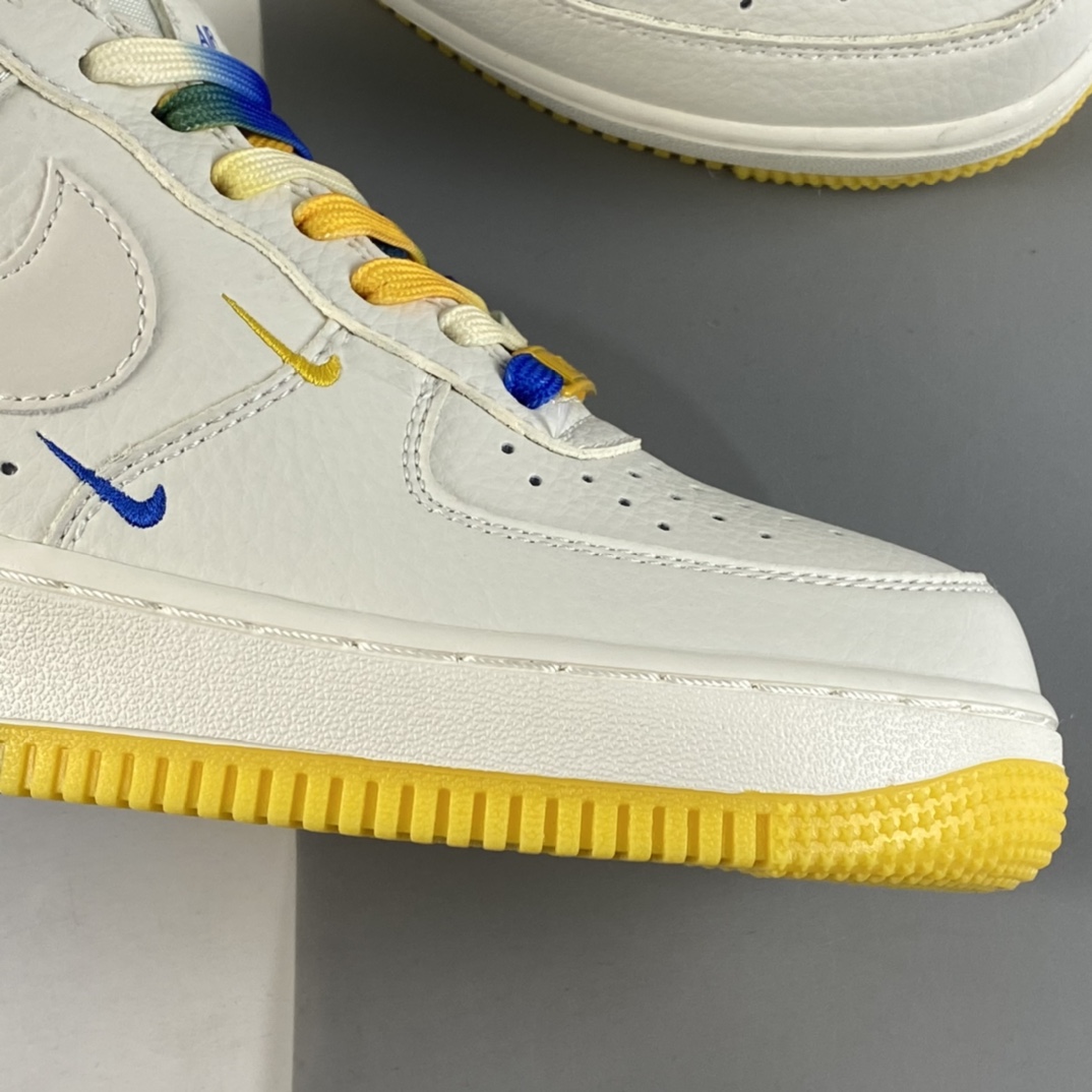 P260  NIKE Air Force 1 Low ’07 “米兰黄”金州勇士城市限定低帮空军一号休闲板鞋 GS6638-150