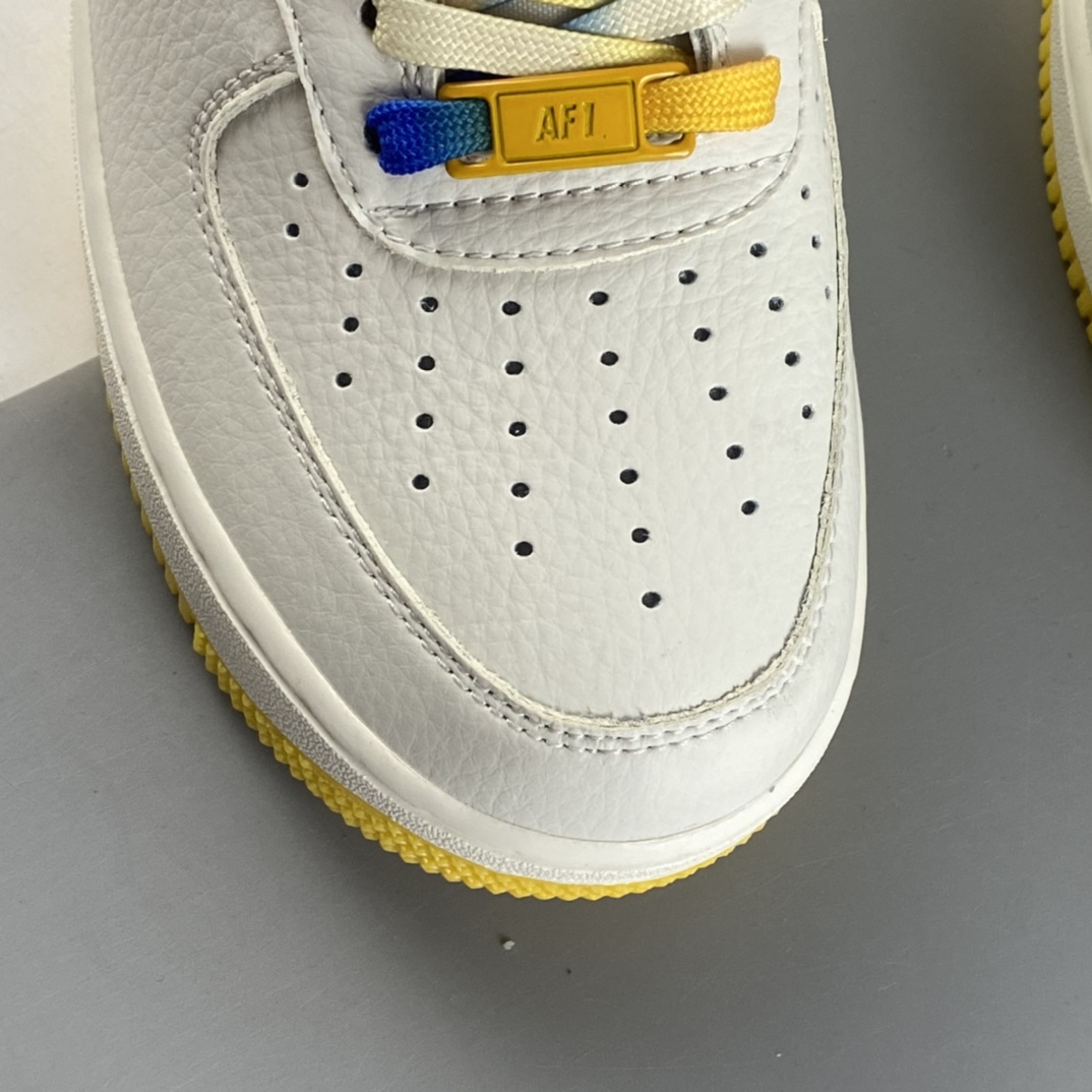 P260  NIKE Air Force 1 Low ’07 “米兰黄”金州勇士城市限定低帮空军一号休闲板鞋 GS6638-150