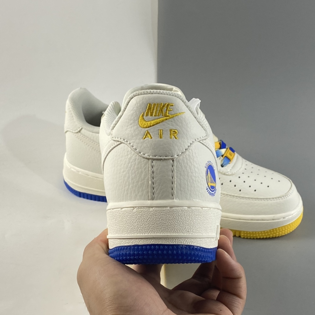 P260  NIKE Air Force 1 Low ’07 “米兰黄”金州勇士城市限定低帮空军一号休闲板鞋 GS6638-150