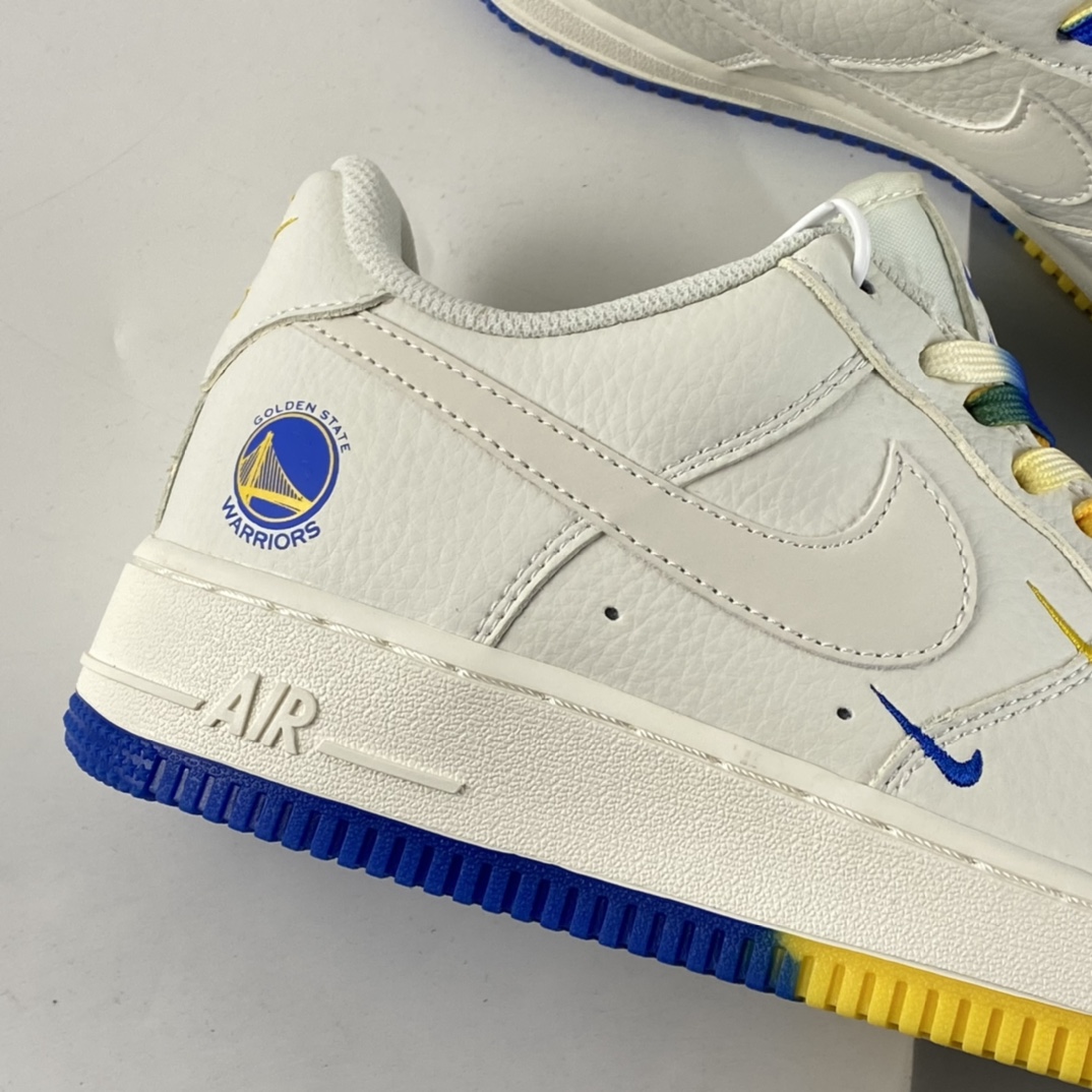 P260  NIKE Air Force 1 Low ’07 “米兰黄”金州勇士城市限定低帮空军一号休闲板鞋 GS6638-150