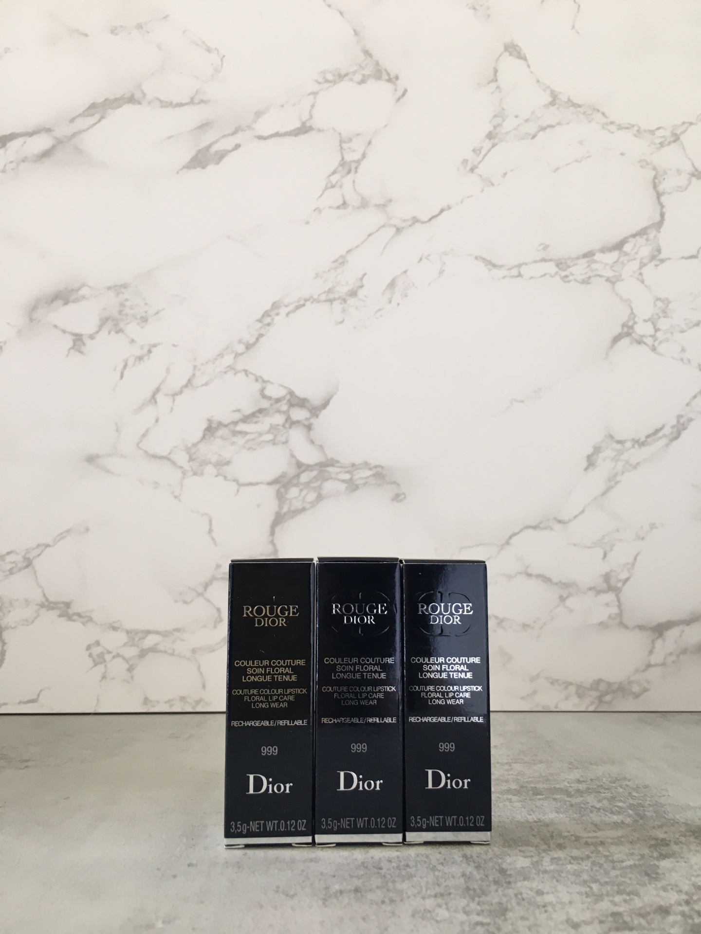 Dior Rouge Dior 999 Lipstick Set - Matte, Satin & Velvet Finishes - Travel Collection 4 i1631077010 9567 3