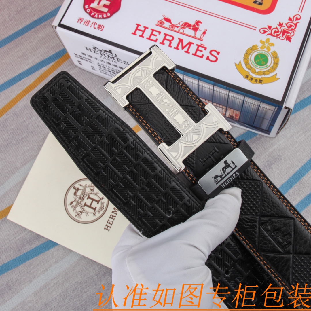 腰带皮带爱玛仕原单牛皮腰带男款皮带材