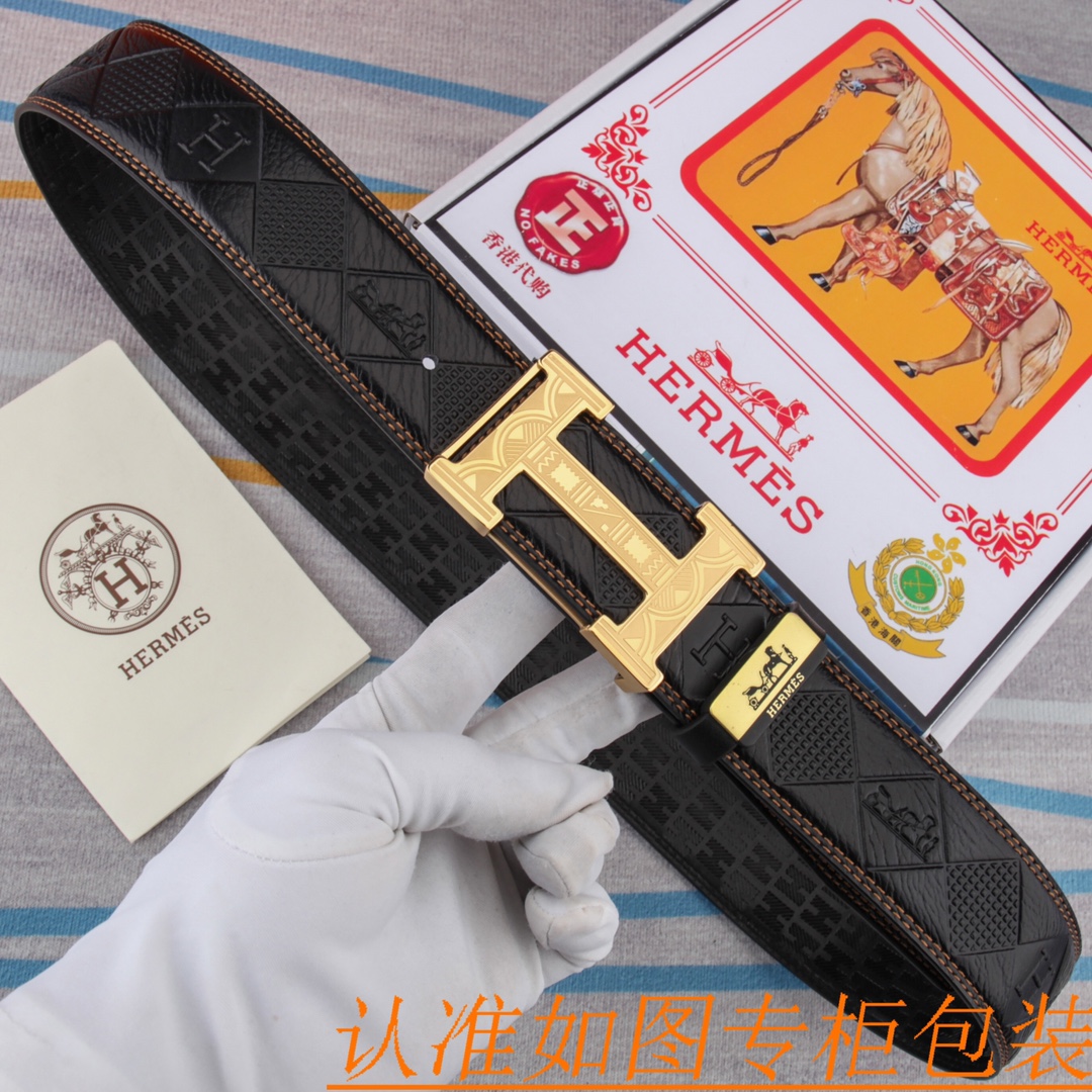 腰带皮带爱玛仕原单牛皮腰带男款皮带材