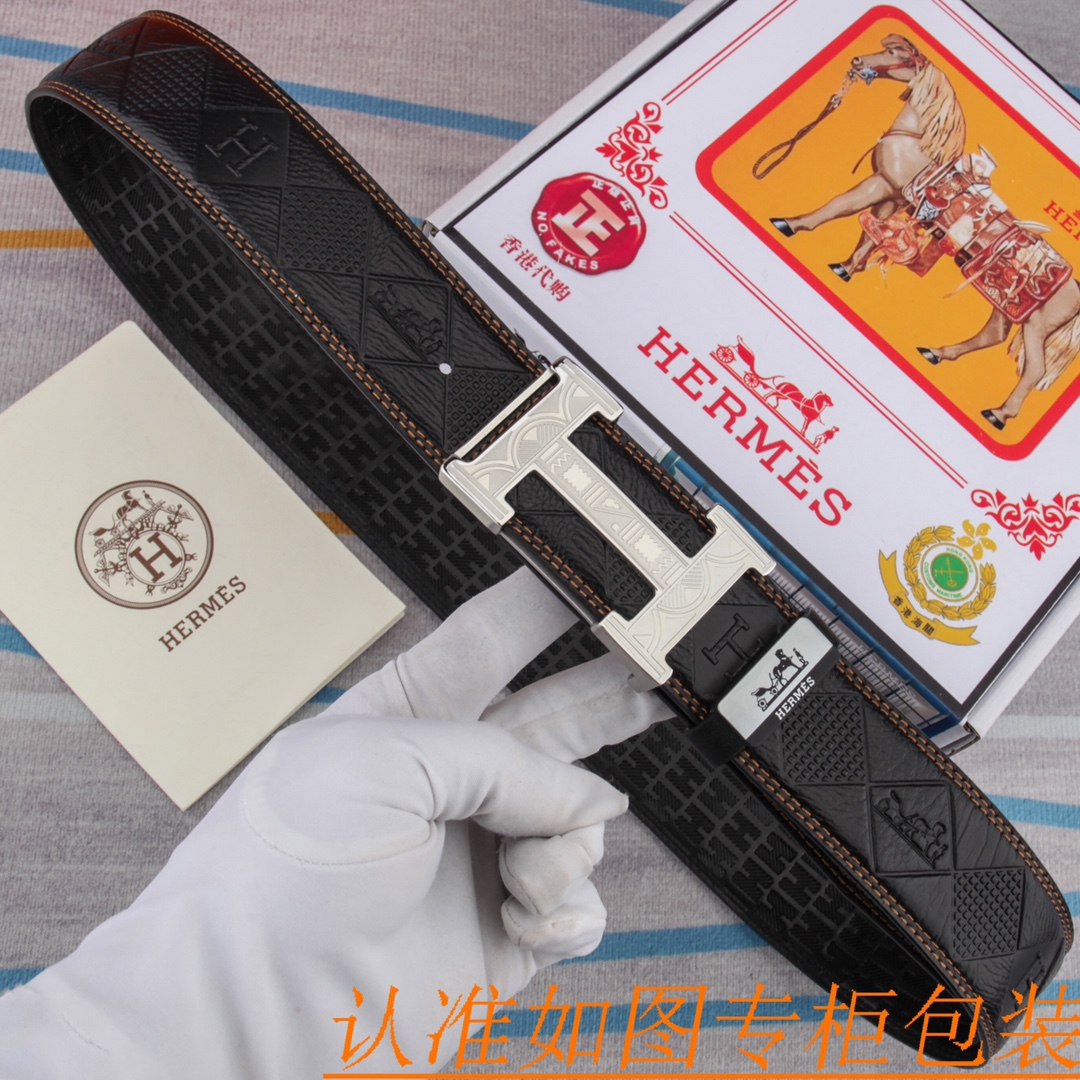 腰带皮带爱玛仕原单牛皮腰带男款皮带材