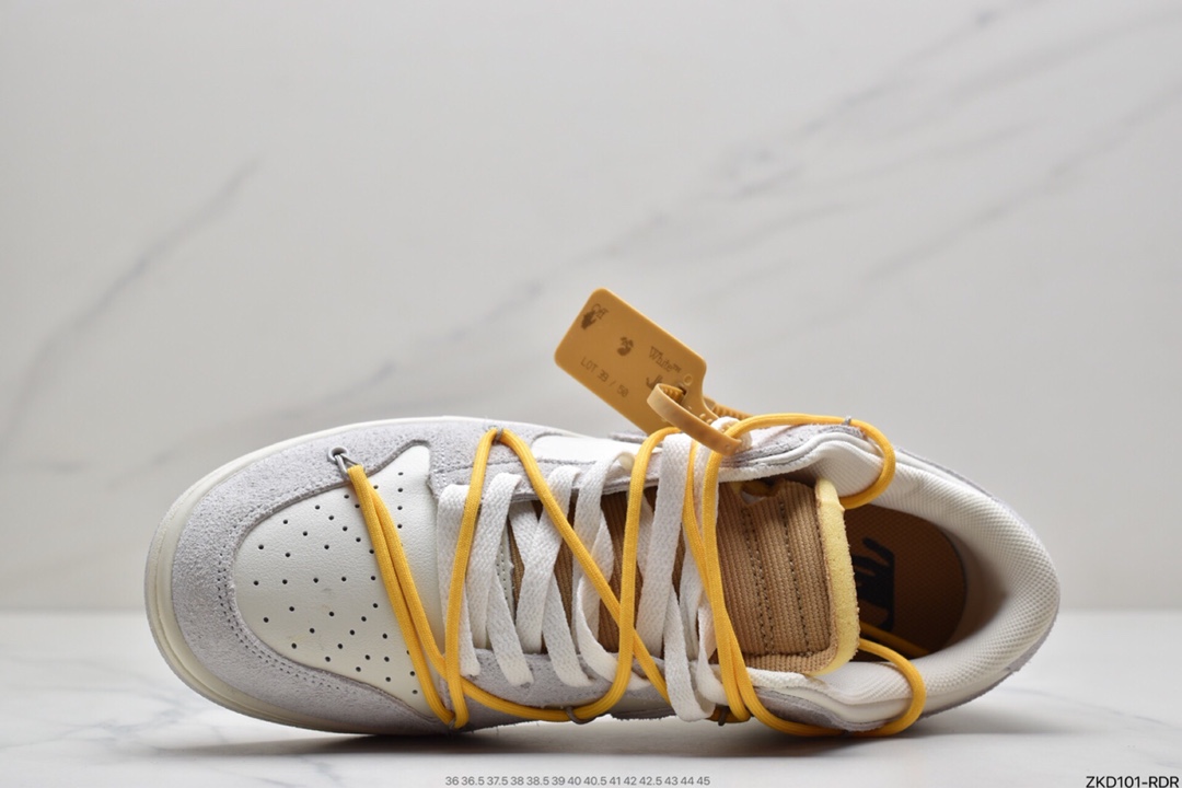 270 Off-White x Nike SB Dunk Low”The 10/50” OW灰白 扣篮系列低帮经典百搭休闲运动板鞋DJ0950-109