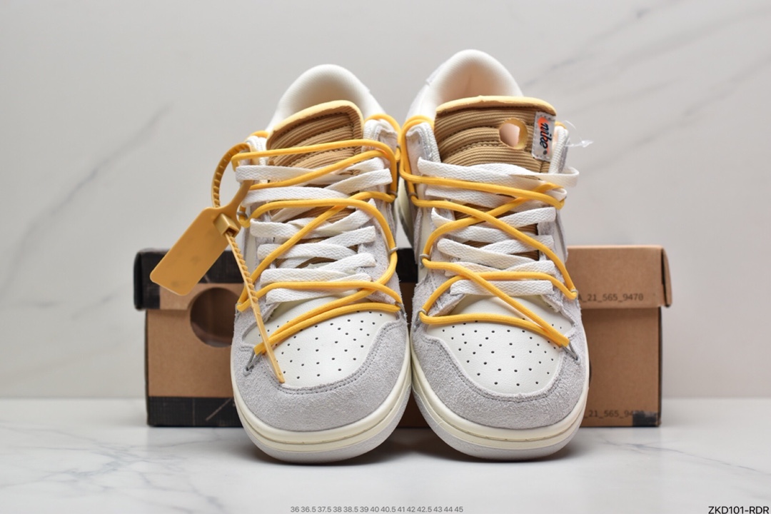 270 Off-White x Nike SB Dunk Low”The 10/50” OW灰白 扣篮系列低帮经典百搭休闲运动板鞋DJ0950-109