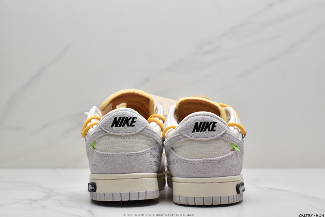 270 Off-White x Nike SB Dunk Low”The 10/50” OW灰白 扣篮系列低帮经典百搭休闲运动板鞋DJ0950-109