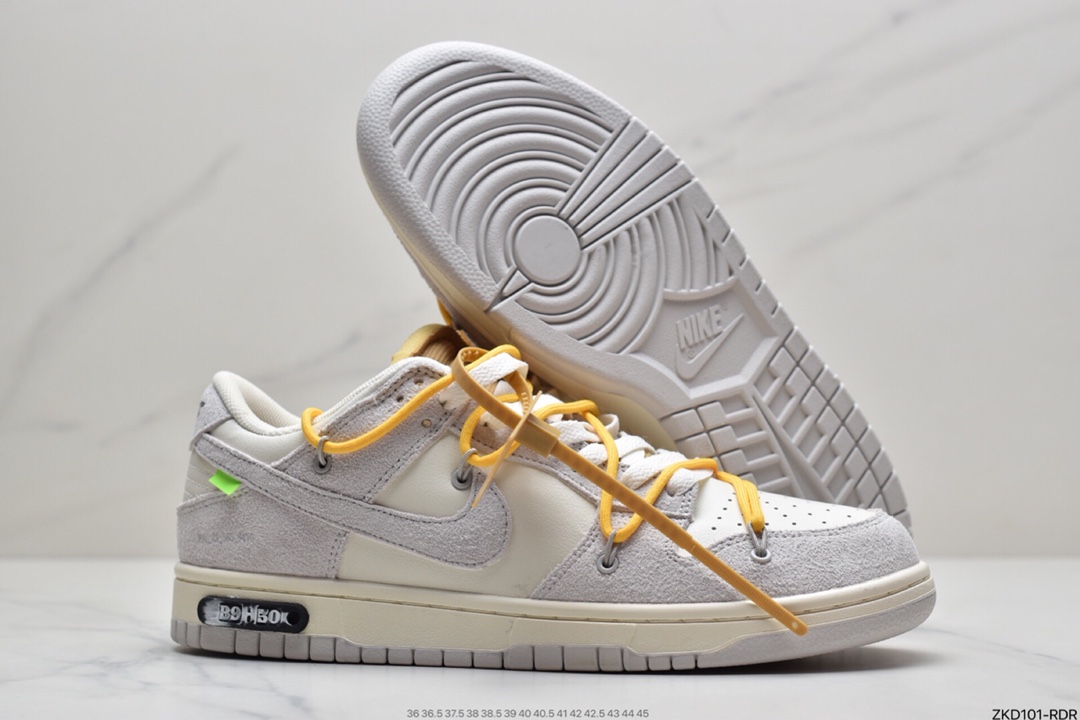 270 Off-White x Nike SB Dunk Low”The 10/50” OW灰白 扣篮系列低帮经典百搭休闲运动板鞋DJ0950-109