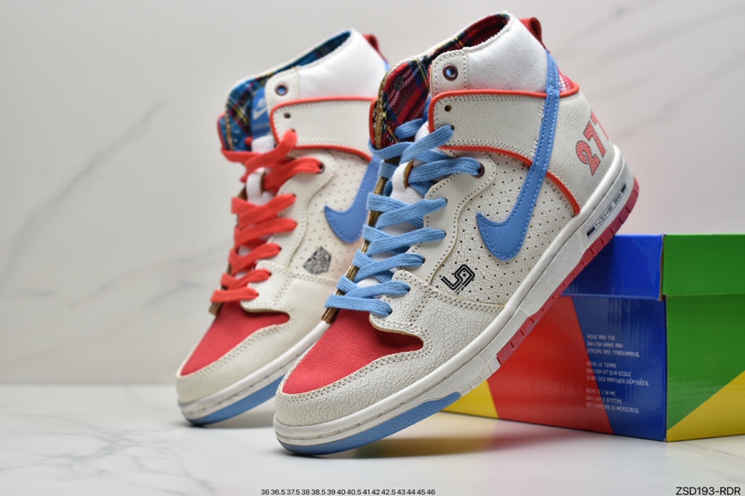 310 耐克旗下品牌 Nike SB 与 Ishod Wair 和 Magnus Walker 三方联名推出 SB Dunk High DH7683-100