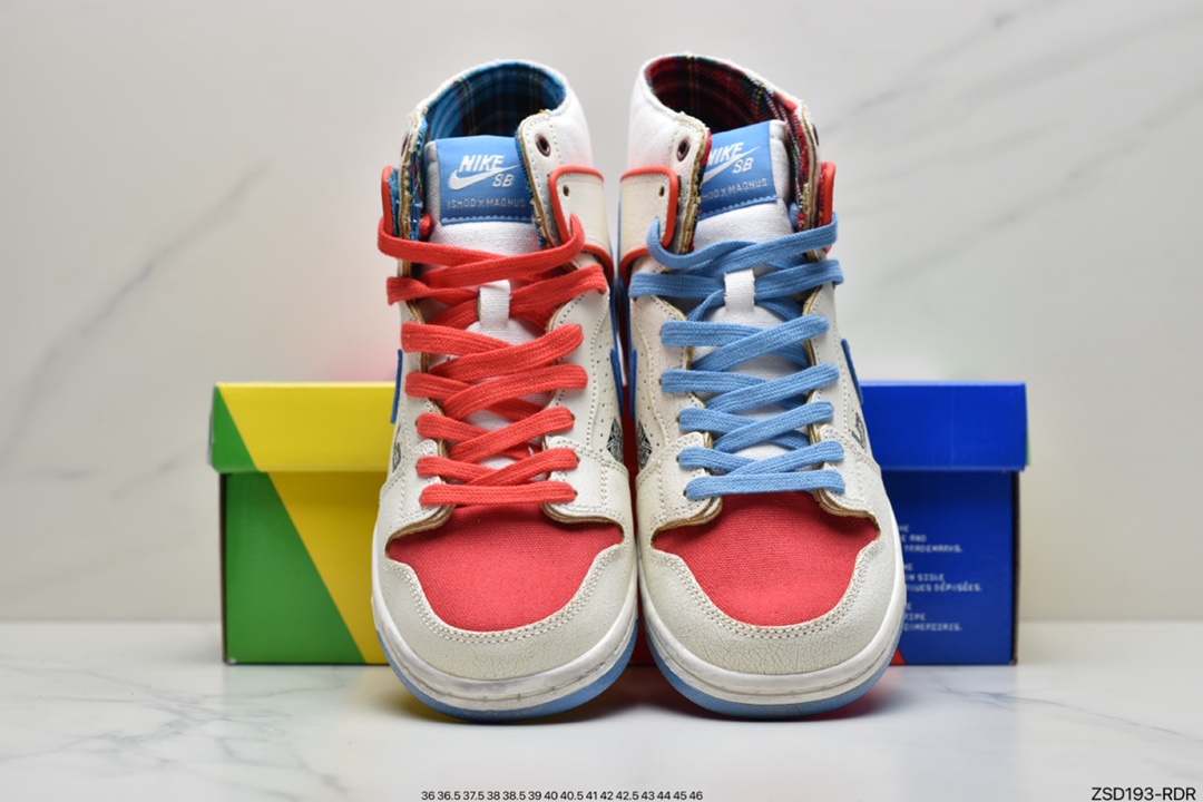 310 耐克旗下品牌 Nike SB 与 Ishod Wair 和 Magnus Walker 三方联名推出 SB Dunk High DH7683-100