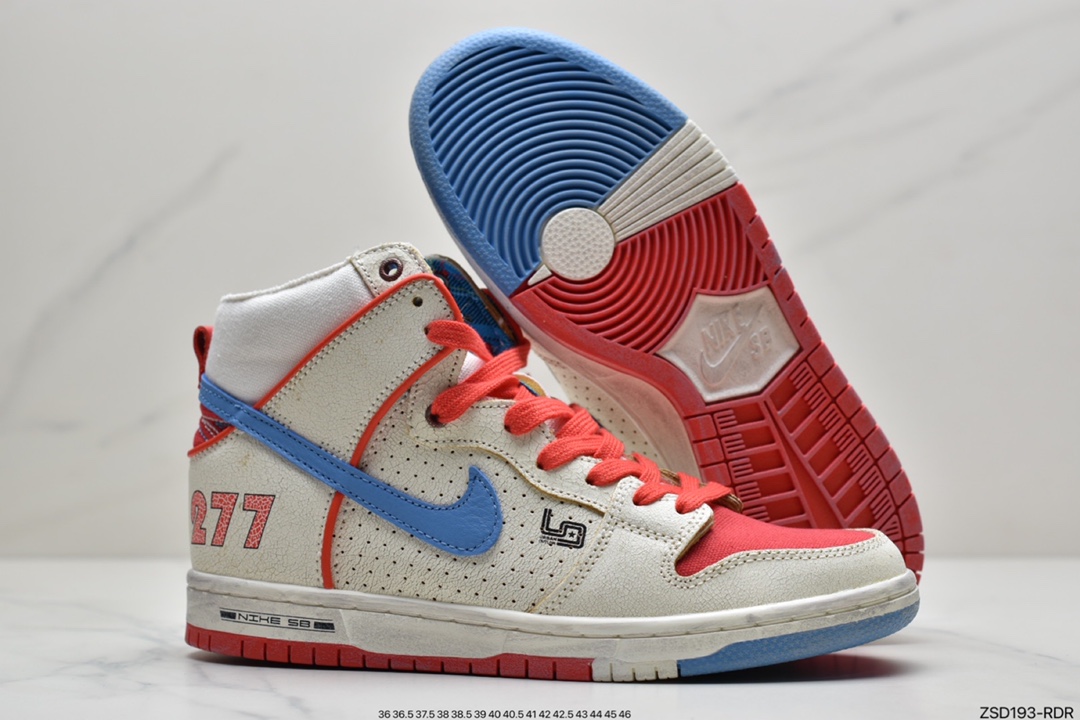 310 耐克旗下品牌 Nike SB 与 Ishod Wair 和 Magnus Walker 三方联名推出 SB Dunk High DH7683-100