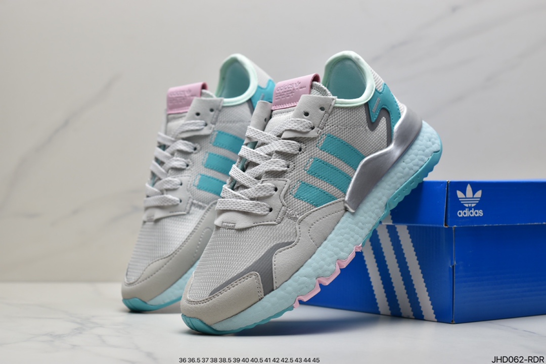 190 阿迪达斯 Adidas Nite Jogger 2019 boost复古休闲运动跑鞋FZ3661
