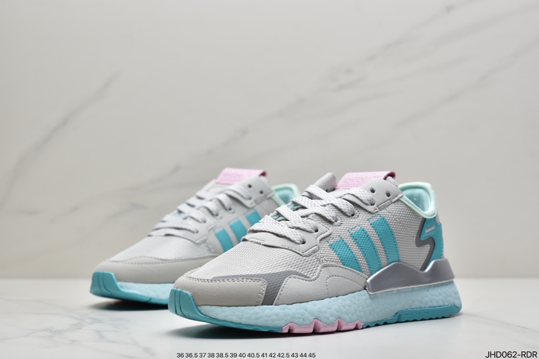 190 阿迪达斯 Adidas Nite Jogger 2019 boost复古休闲运动跑鞋FZ3661