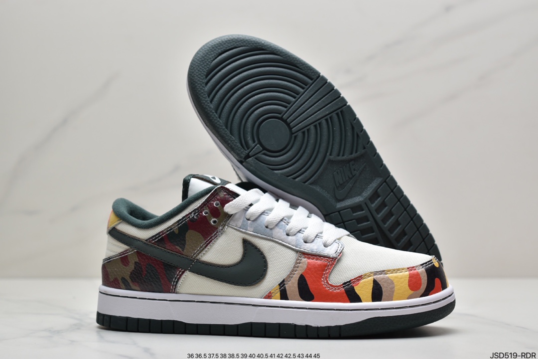 200 耐克NK SB Dunk Low SE”Sail Multi-Camo” 迷彩鸳鸯 DH0957-100