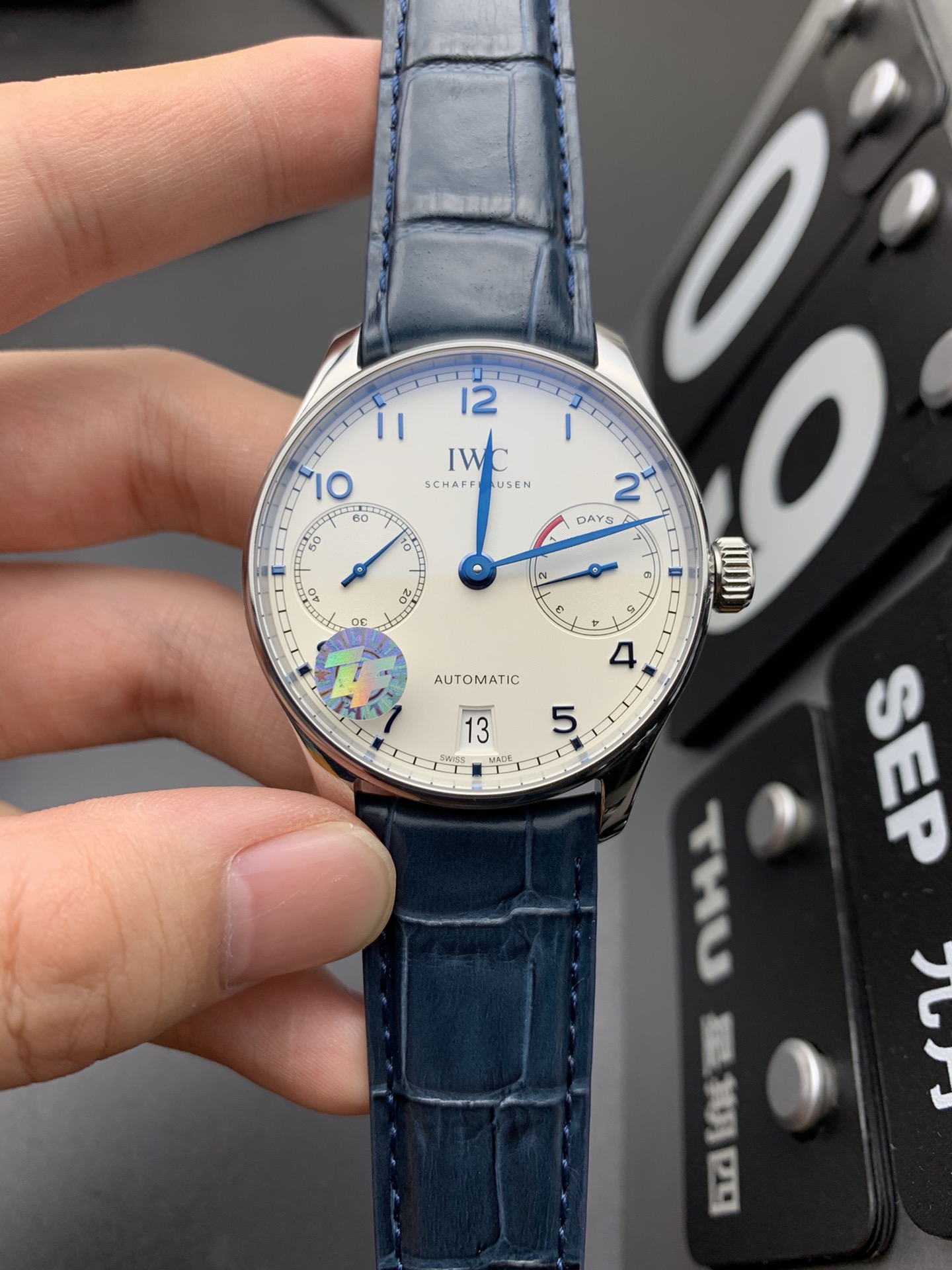 IWC 白面蓝针葡七