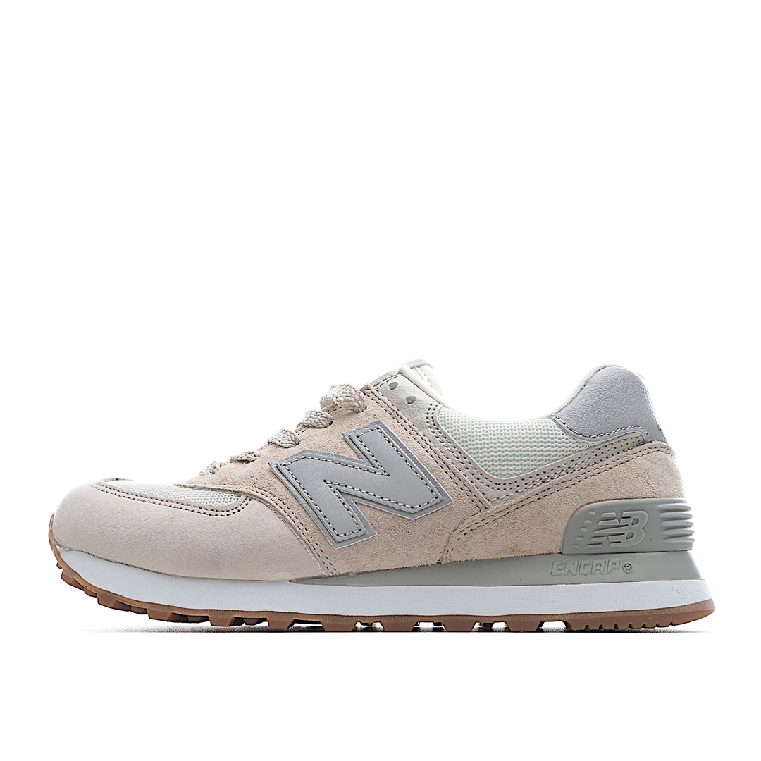 G5 原厂渠道 New Balance 574 新百伦 3M反光复古慢跑鞋 ENCAP缓震中底 原盒原标   前后掌分段组合大底 内置科技软底 缓震效果极佳