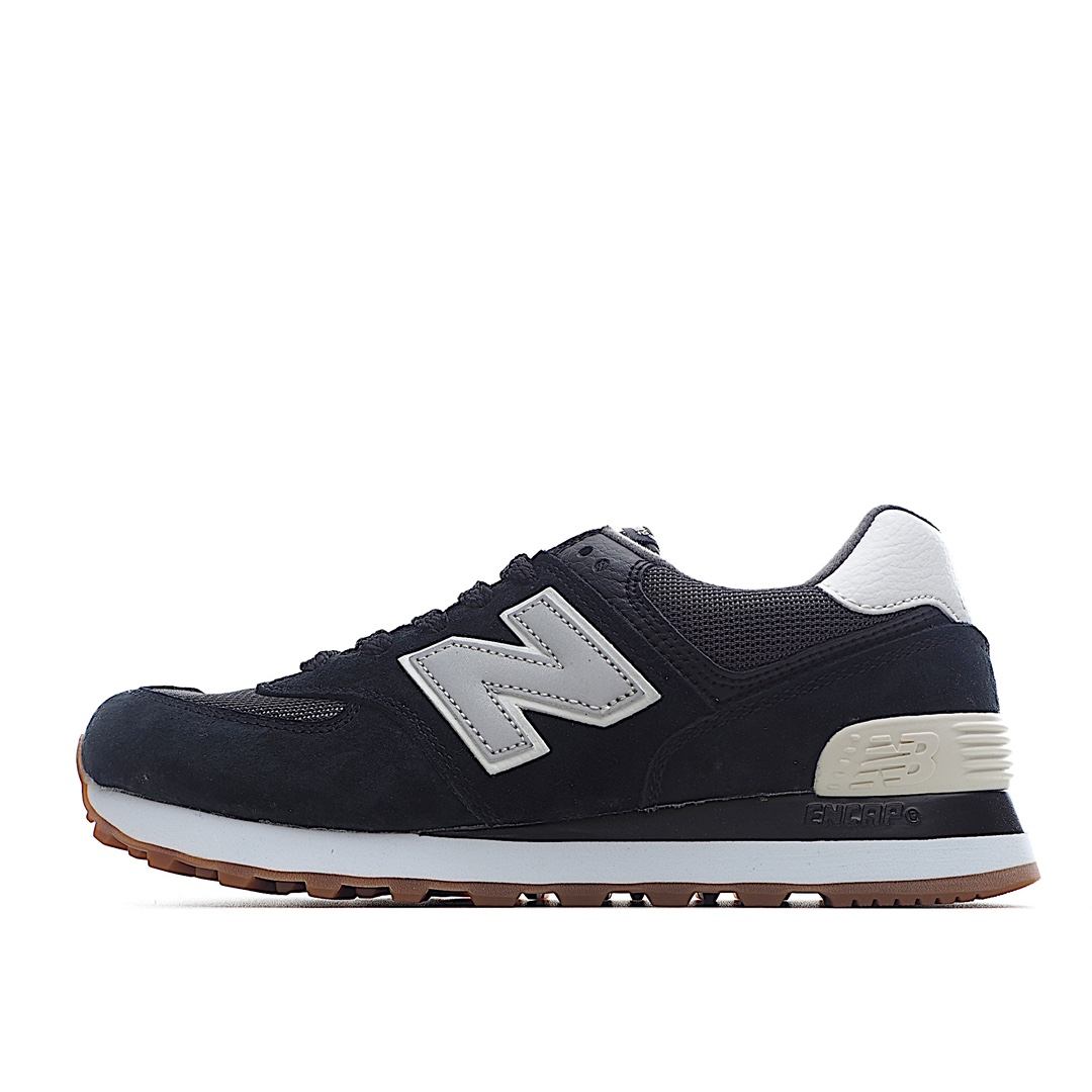 G5 原厂渠道 New Balance 574 新百伦 3M反光复古慢跑鞋 ENCAP缓震中底 原盒原标   前后掌分段组合大底 内置科技软底 缓震效果极佳